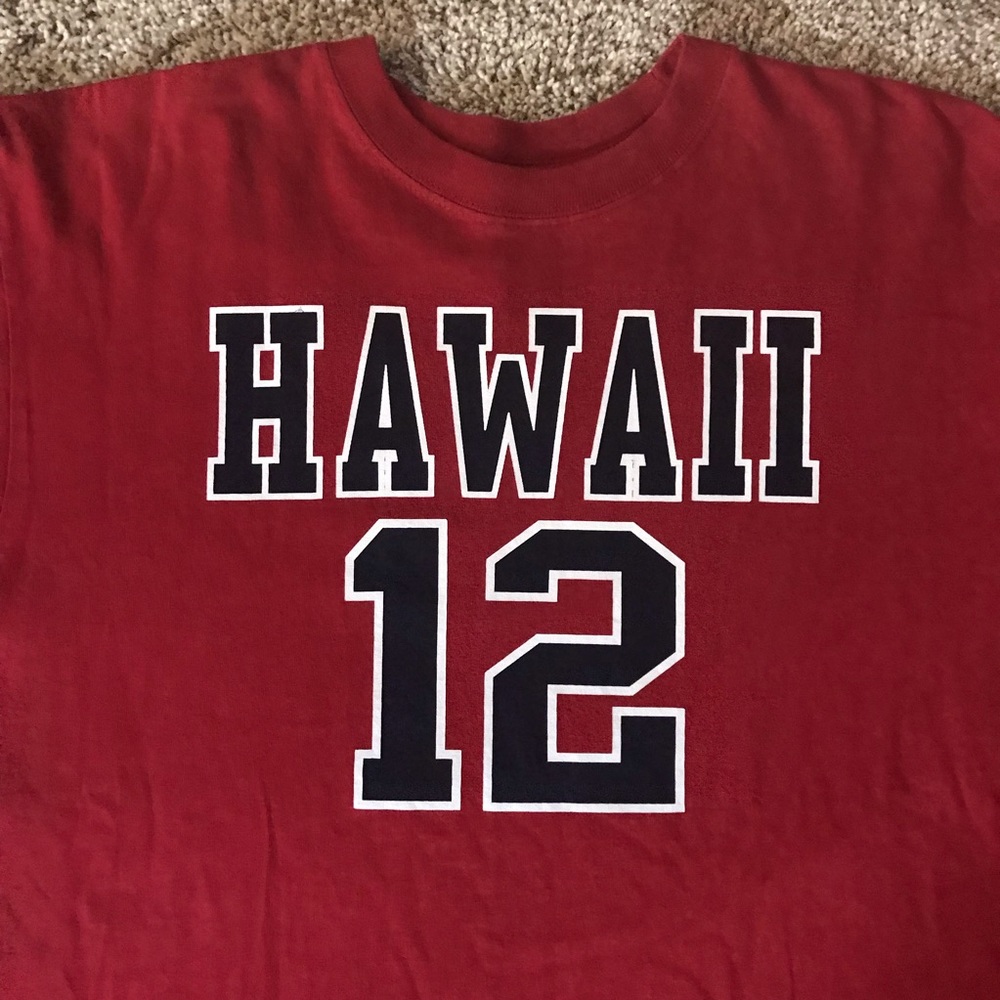 Cabela’s Red Hawaii 12 Tee T-Shirt, Size XL
